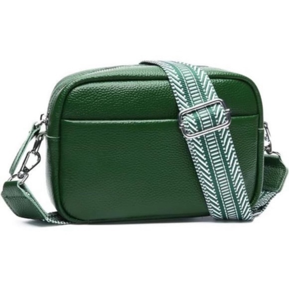 Handbags - Small Crossbody Bags Genuine Leather, Green new